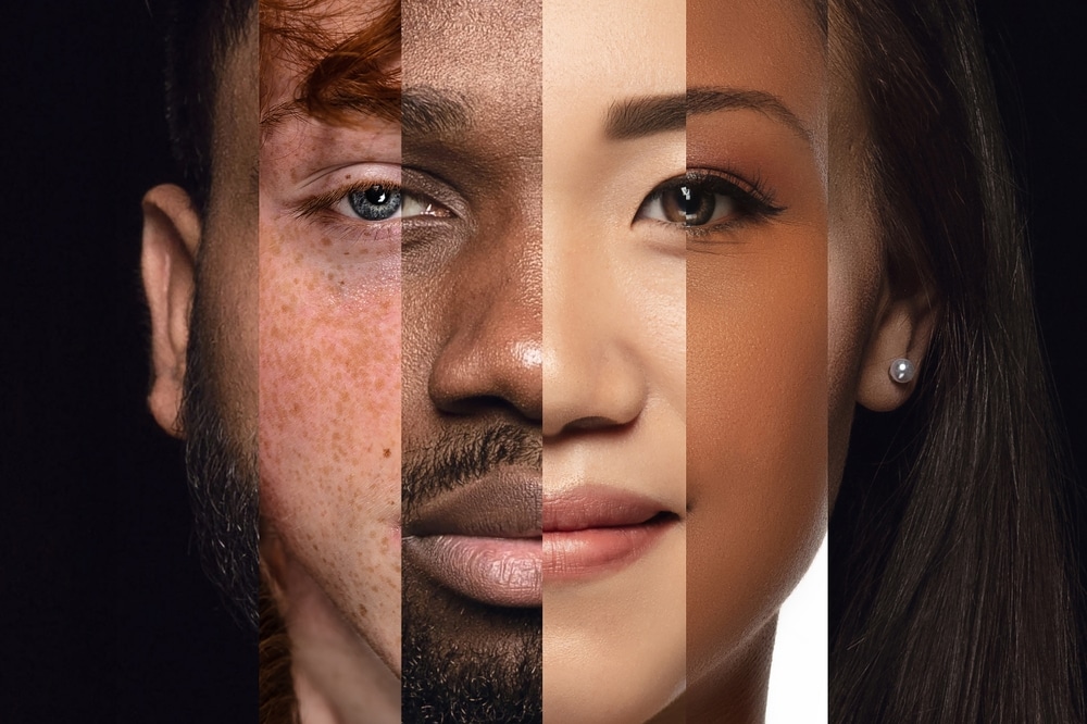 Human,face,made,from,different,portrait,of,men,and,women