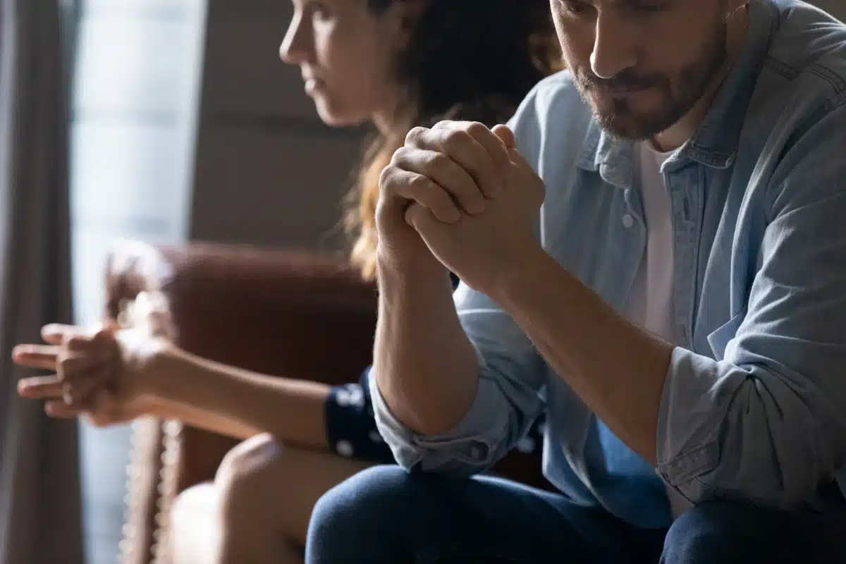 Perth couples in a calm conversation between two partners, representing articles on communication, trust and intimacy